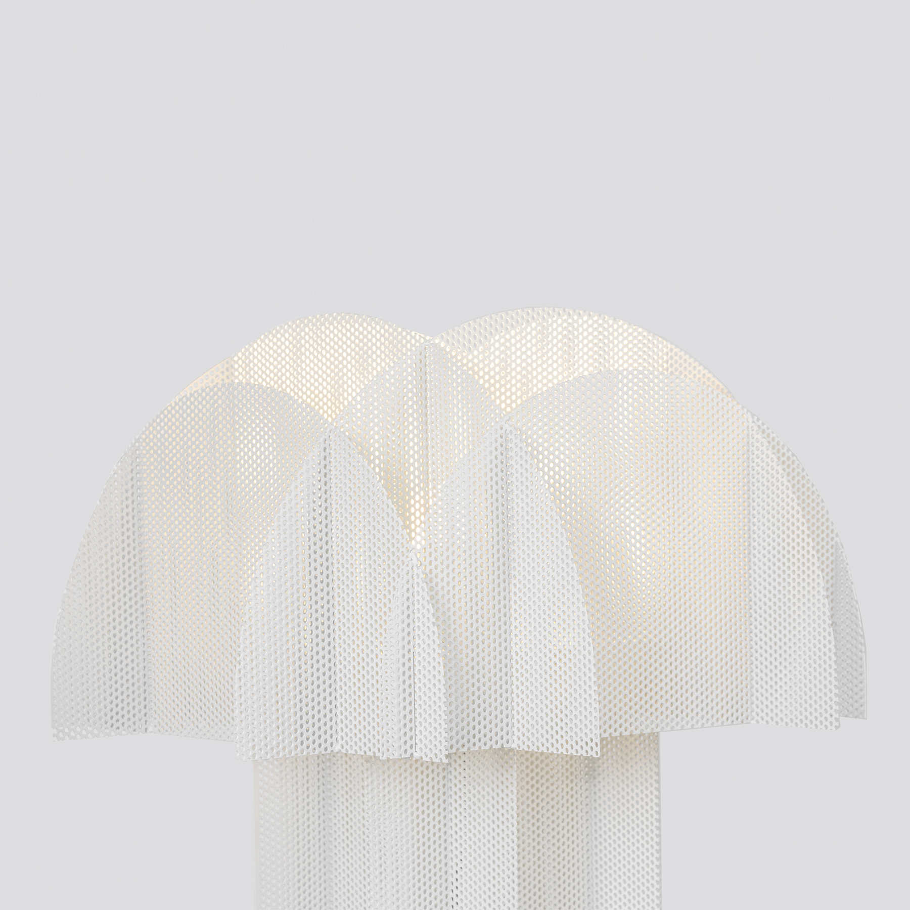 Iron floor lamp detail