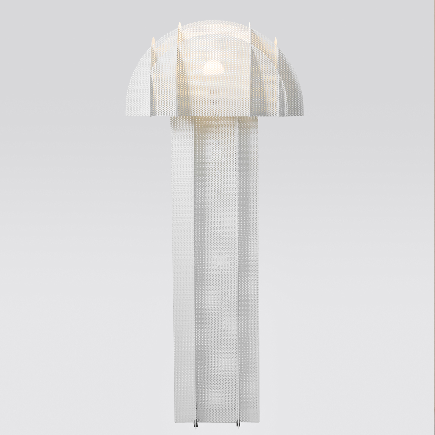 Iron floor lamp - white version
