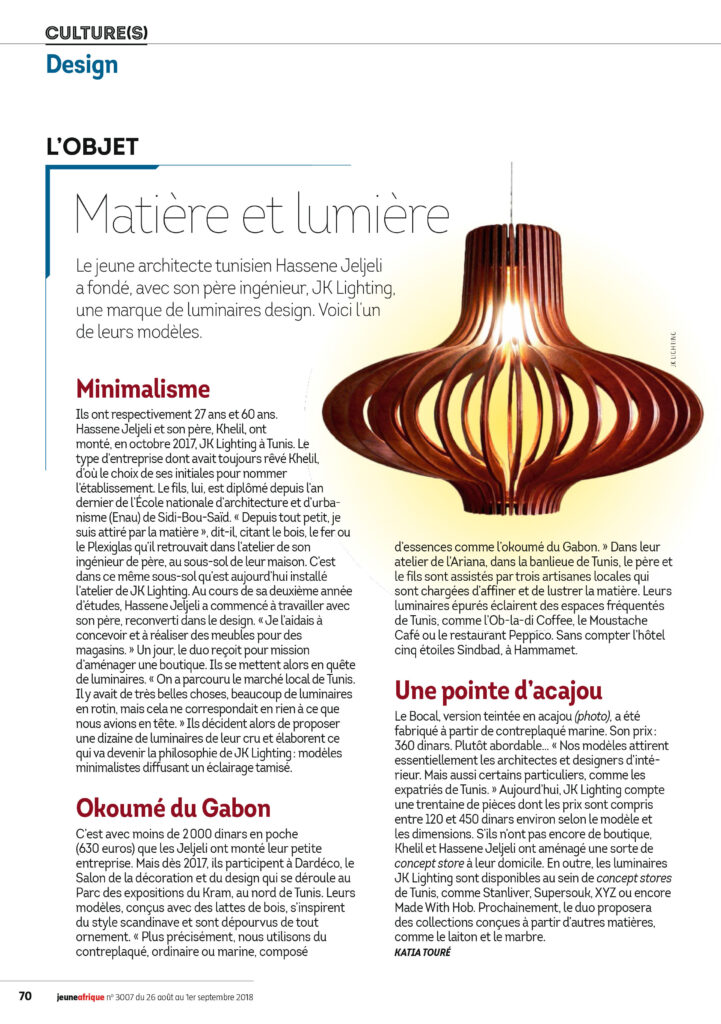 Hassene JELJELI Jeune afrique