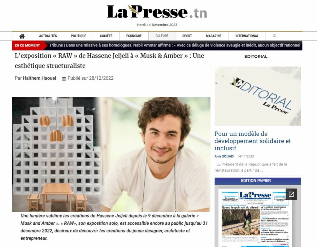 Hassene jeljeli LAPRESSE